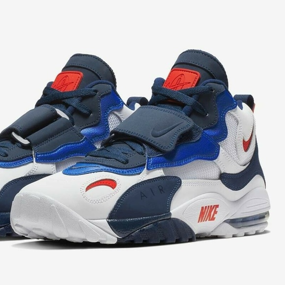 Nike Air Max Turf White/University Red-Blue Void - Picture 1 of 6